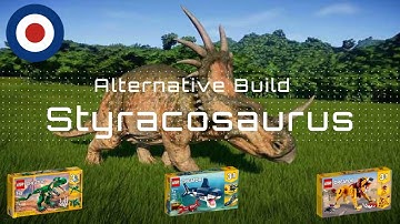 Styracosaurus alternative build from LEGO Creator 31058、31088、31112