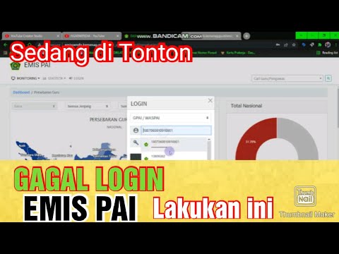 MENGATASI EMIS PAI GAGAL LOGIN