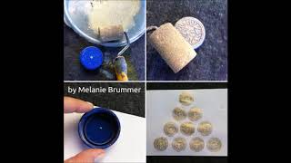Use printing with found objects to teach kids maths