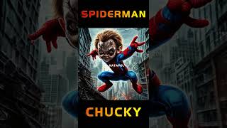 What If Chucky Went Spiderman? #shorts #feedshorts #trending