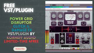 Power Grid Disruptor - Glitch & Damage FX VST/Plugin by Korneff Audio (Limited-Time 4FREE)
