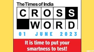 1 June 2023 TOI Crossword | Toi Crossword | Crossword | Play Free Online Daily Crossword Puzzle Game screenshot 3