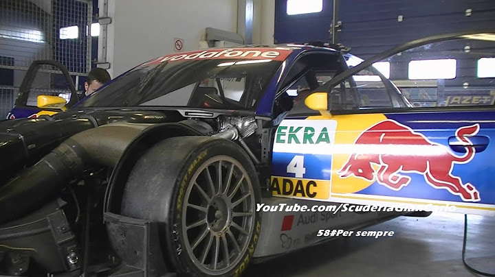 Audi A4 DTM, great hard and deep warmup and flybye sounds!!!1080P*HD
