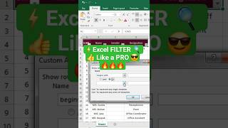 🔍 Advanced Filter Trick in Excel 😱🔥🔥 #exceltips #exceltricks #dataanalysis #techshorts