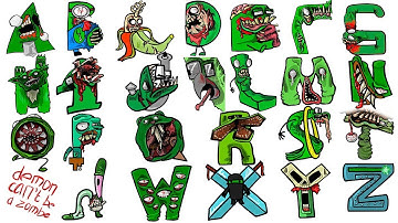 New Alphabet Lore but Zombie A Z