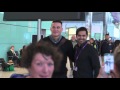 Sonny Bill Williams meets fans at the airport 2
