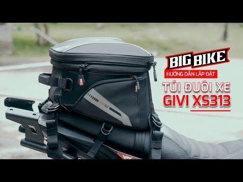 Video GẮN TÚI YÊN XE GIVI XS313 CHẠY HOÀI KHÔNG THẤY RỚT !... - youtube