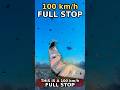 This Is a 100 km/h Full Stop (Wing Crash) 💥✈️ #speedflying #crash