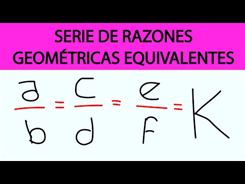 SERIE DE RAZONES GEOMÉTRICAS EQUIVALENTES - TEORÍA Y 10 PROBLEMAS