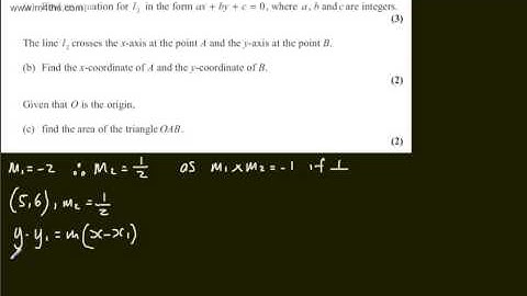 q5   C1 Edexcel January 2013   Quick worked examples   core 1 AS maths