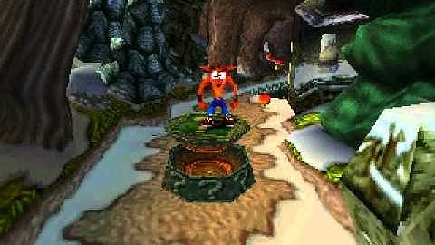 Crash Bandicoot 2 - PS1 - Walkthrough Part 5 Crash Dash