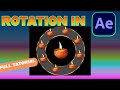 After Effects Tutorial | QUICK TIP | Constant Rotation