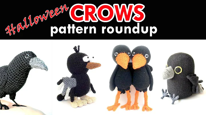 Spooky Halloween Crochet Patterns for Crow Amigurumi!