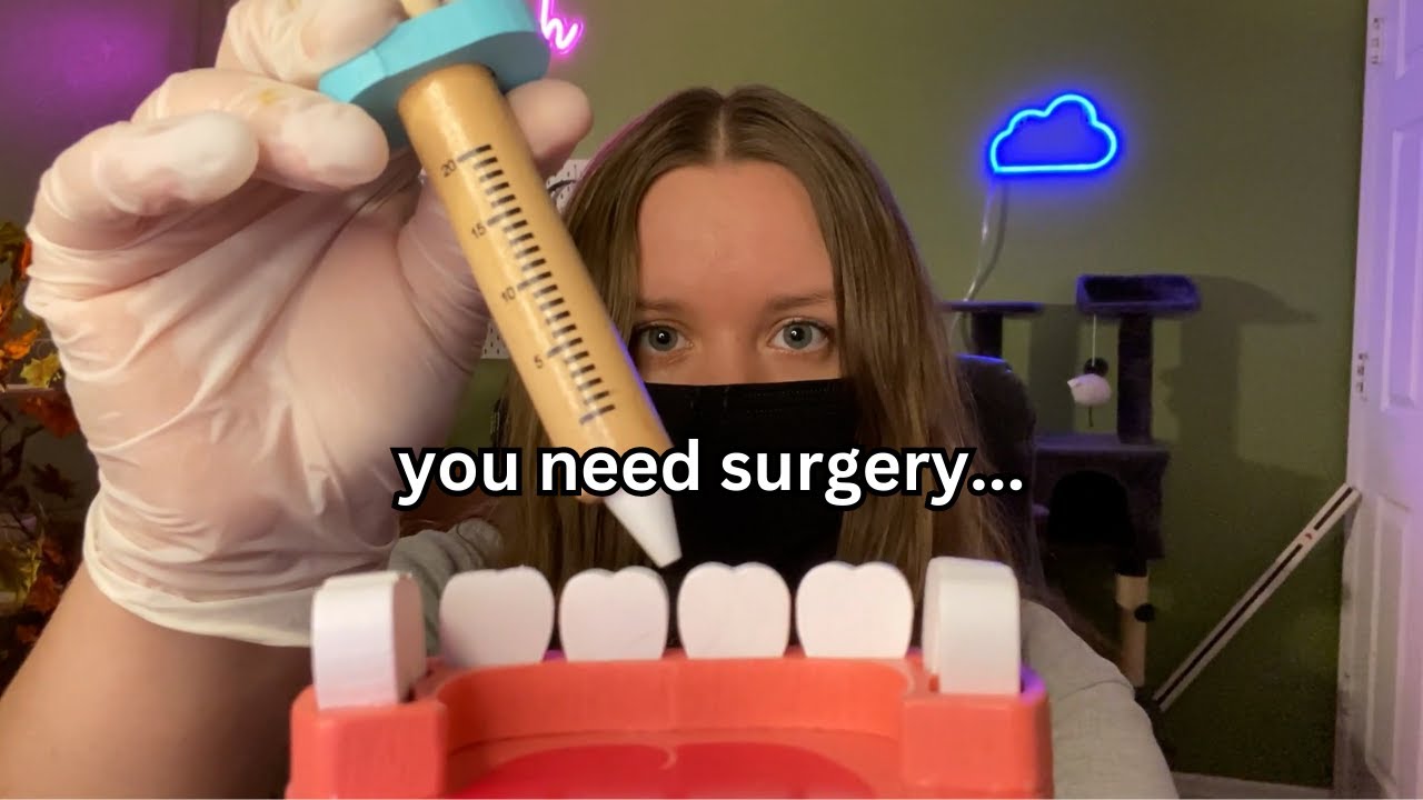 ASMR Fast Dental Exam 🦷 (gone wrong)