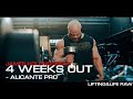 4 WEEKS OUT - LIFTING AND LIFE RAW - CHEST AND BICEPS - James Hollingshead