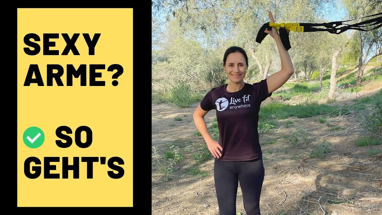 Sommer, Sonne, Trägershirts: straffe deine Arme mit dem TRX