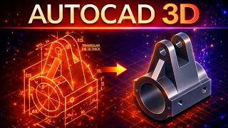 AutoCAD 3D | Machine part-05 | Best practice for absolute beginners