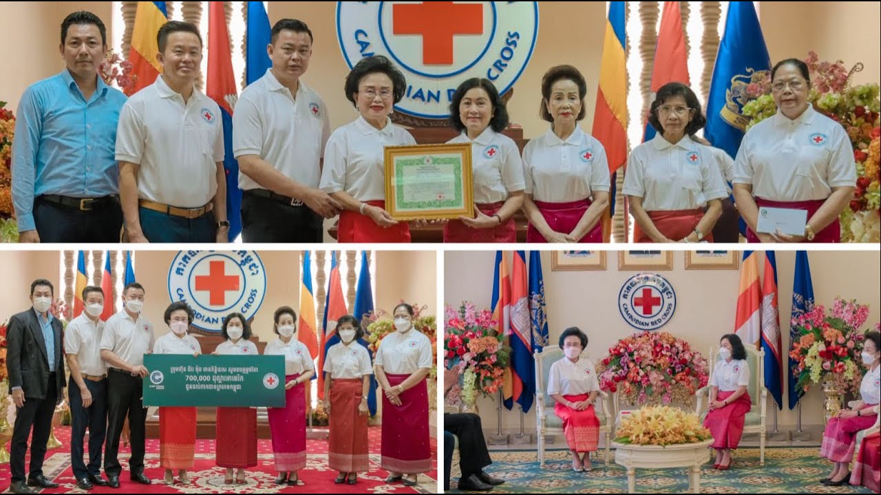 Chip Mong has donated USD 700,000 to the Cambodian Red Cross