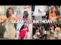 Grwm for my pink birt.ay  hair photoshoot dinner brunch  vlog