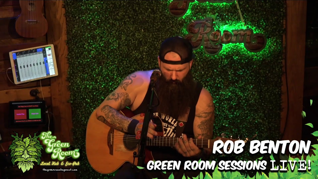 At The Green Room Key West - Rob Benton On Stage