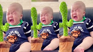 So #funnybabies 🤣😘🥰 #cute #cutebaby #crying  😭🌵