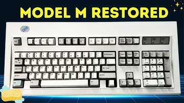 Ultimate Model M Keyboard Cleaning | Step by Step Restoration