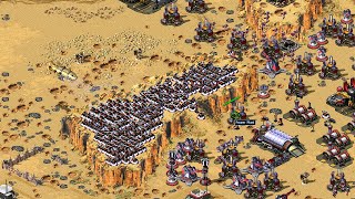 Red ALert 2 | Extra Hard Ai | 7 vs 1 | desert summer