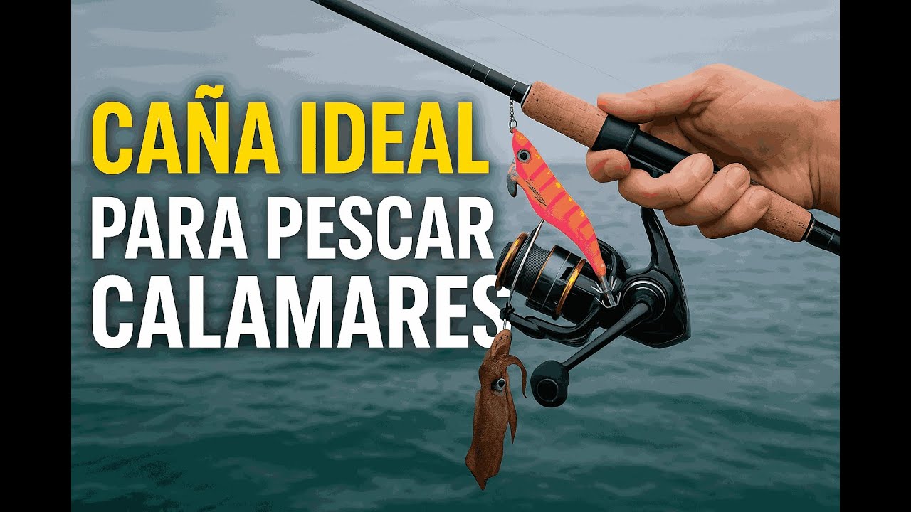 🔥 La caña perfecta para pescar calamares (no cometas este error)