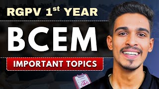 Basic Civil &amp; Engineering Mechanics ( BCEM ) Most Important Topics | RGPV BTech 1st Year