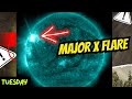 Major X-Class Solar Flare and Earthquake Updates for Tuesday