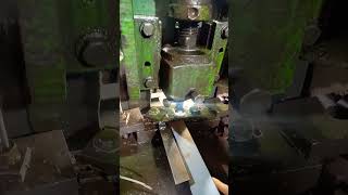 slot on 50x5 flat. #youtube #automobile #automobile #cncmill #welding #weldwheels #weldwheels