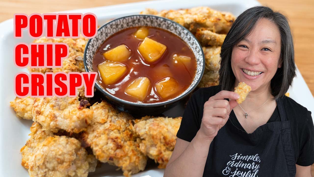 Potato Chip Crusted Chicken with Sweet and Sour Sauce Instant Pot Teacher