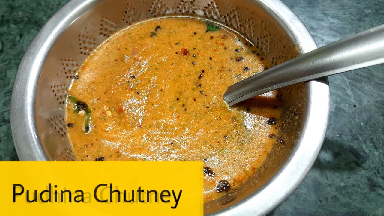 Pudina Chutneyபுதினா சட்னி Chutney Recipes in tamil Side dish for