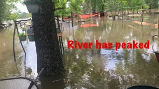 River has peaked