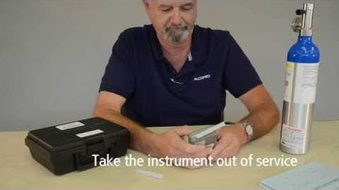 How to Conduct a Calibration on the Alco-Sensor III