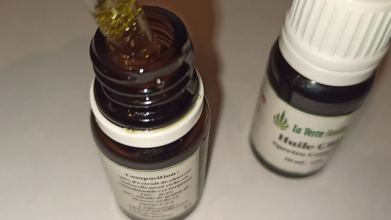 Huile de CBD bio Fabrication française - CBD Shop LA VERTE FEUILLE