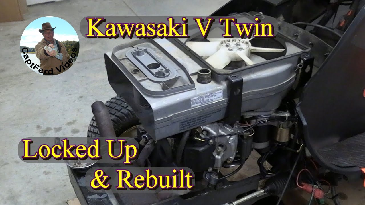 Kubota / Kawasaki V Twin Water-cooled rebuild complete - YouTube