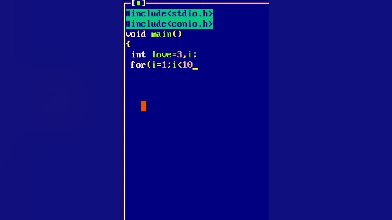 I Love You Print 100 times using c Programing @ExploreWithSahadev #c # ...