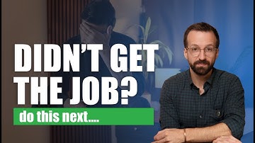 Turn Job Rejection Into Success: Here