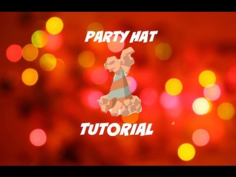 Animal Jam Party Hat Tutorial