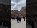 Walking into colosseum like a Gladiator