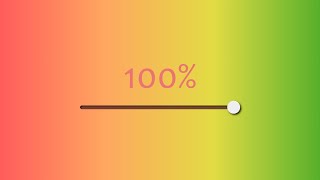 Custom Range Slider Design Using HTML, CSS & JavaScript In Hindi