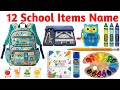Learn School Items Names 🖍️ | School Objects for Children