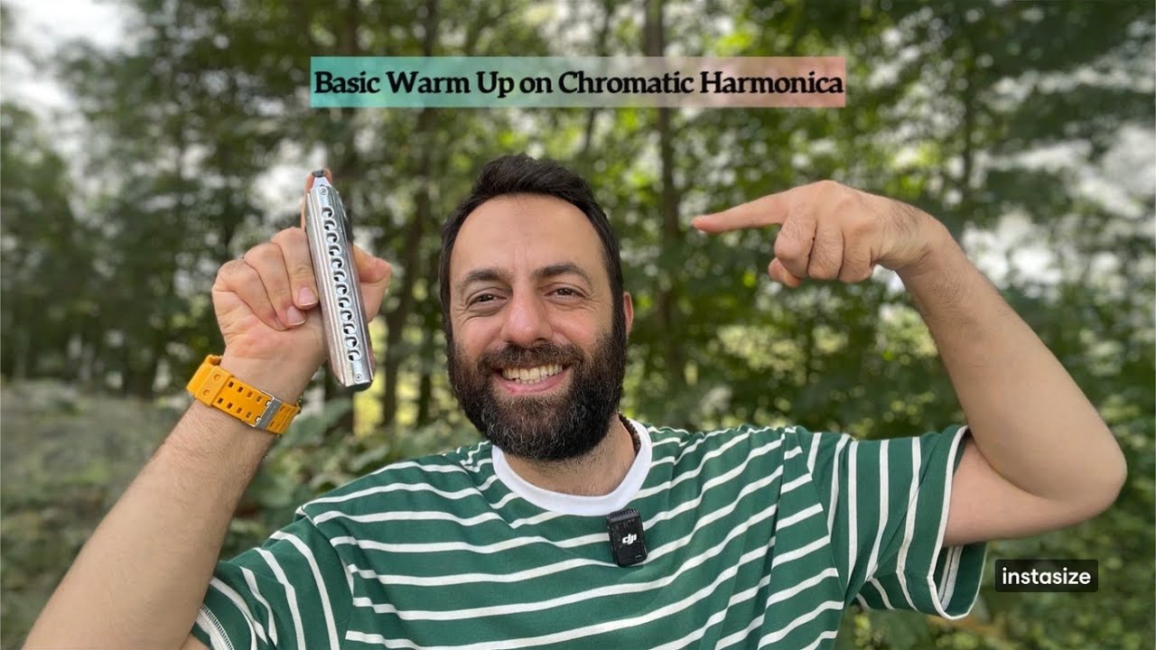 Chromatic Harmonica Warm up for Beginners - YouTube