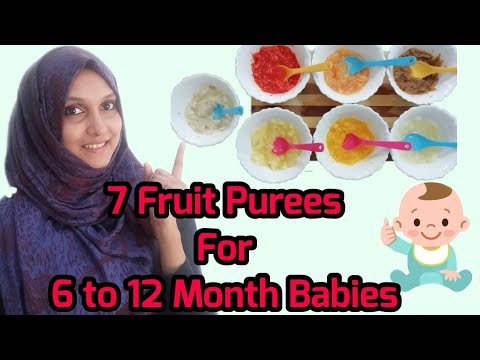7 Fruit Purees for 6 to 12 Months Babies Malayalam