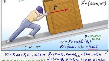 Introduction to Work in Physics | Cartesian vs Polar Coordinates Example + Work–Energy Theorem