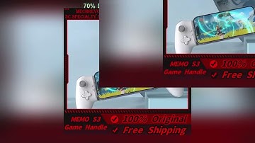 A must-have product! Memo S3 Gamepad Type-C Mobile Phone Controller Hall Effect Stretching Handle