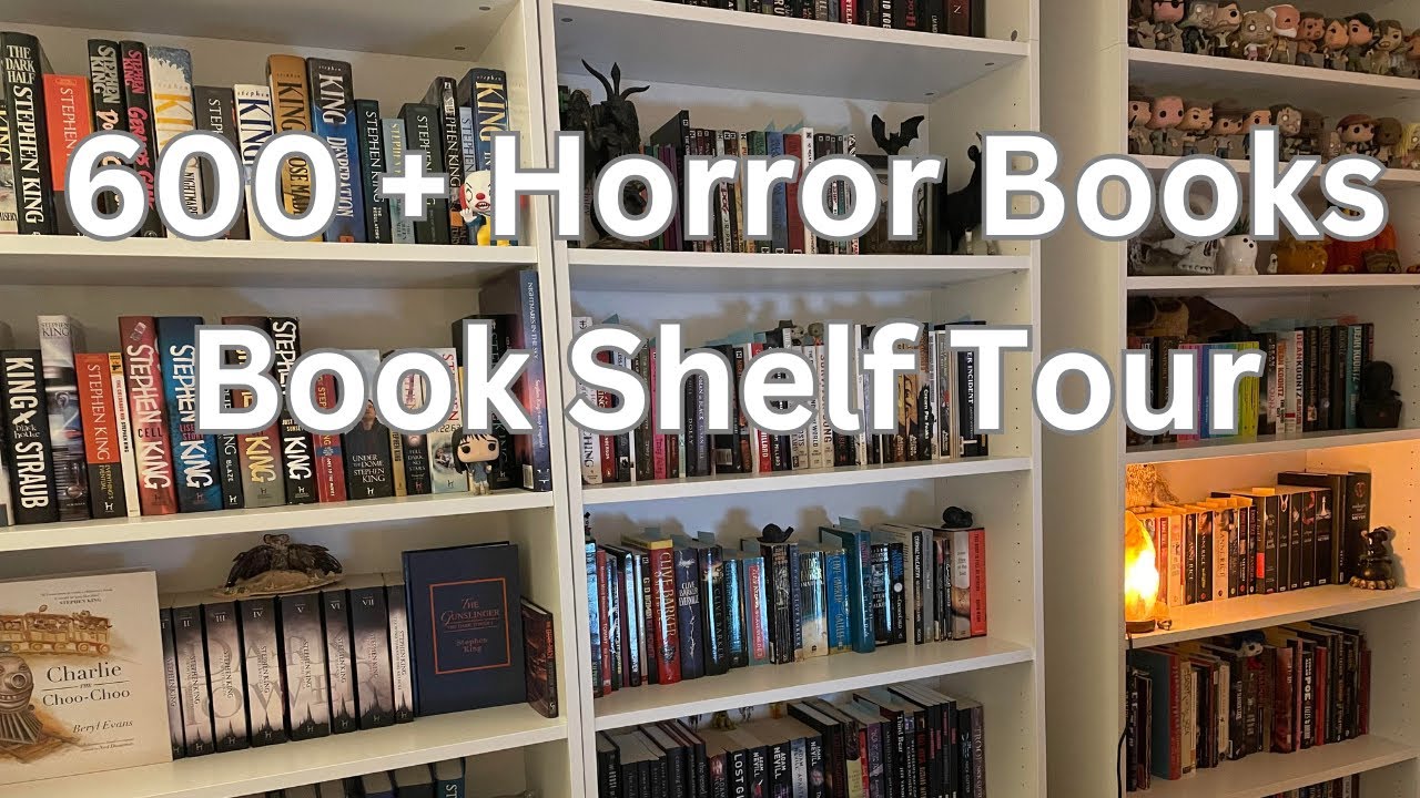 Horror (mostly) Bookshelf Tour - 600+ Books - YouTube