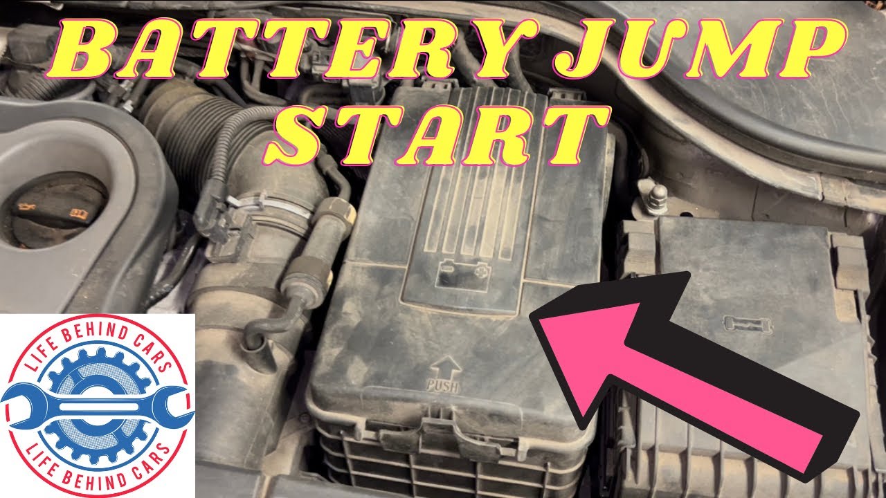 VW Passat Diesel 2012 Battery Jump Start Location YouTube