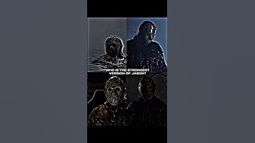 Jason (FVJ) vs Jason (Part 8) vs Jason (Part 7) vs Jason (Part 6) #edit #vs #slasher #vsedit